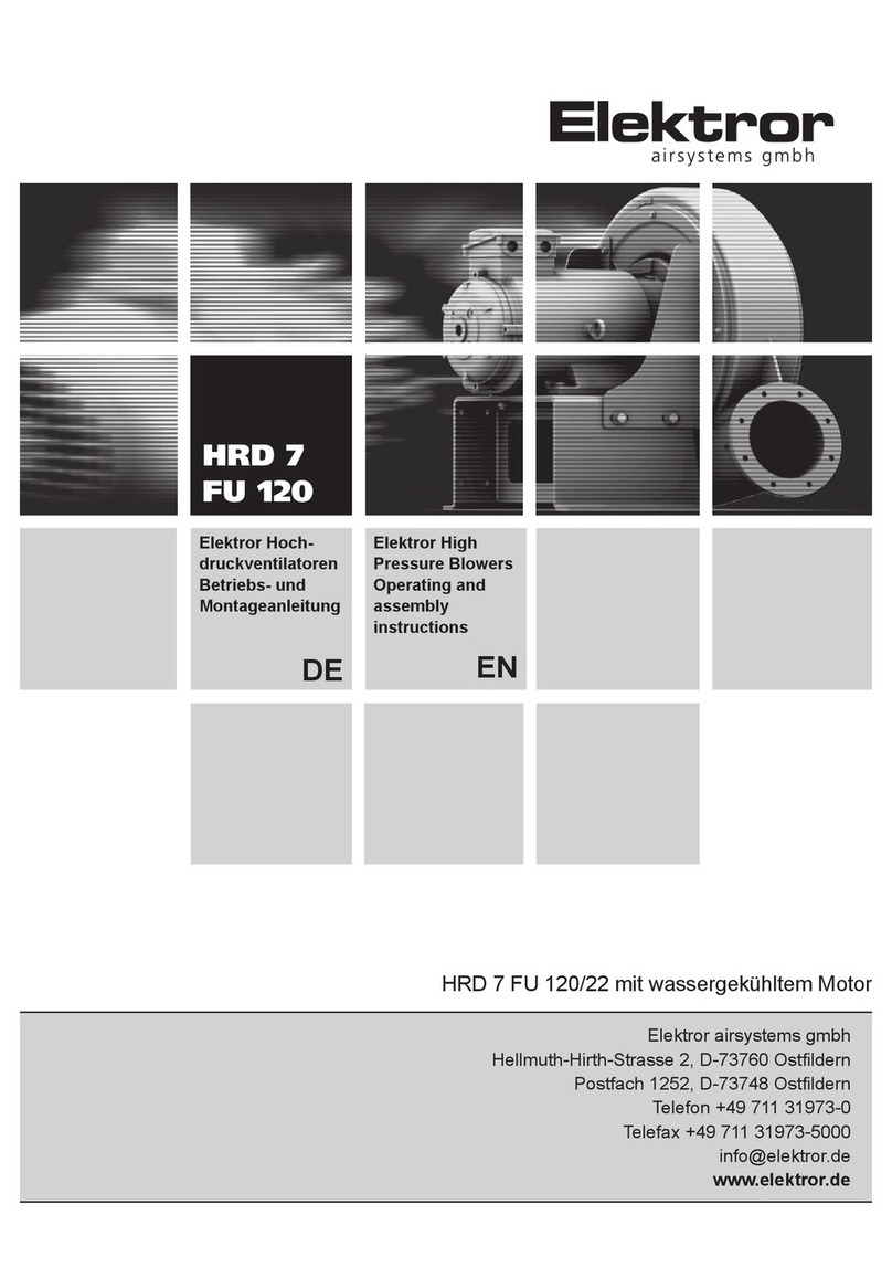 Elektror HRD 7 FU 120/22 Operating and assembly instructions