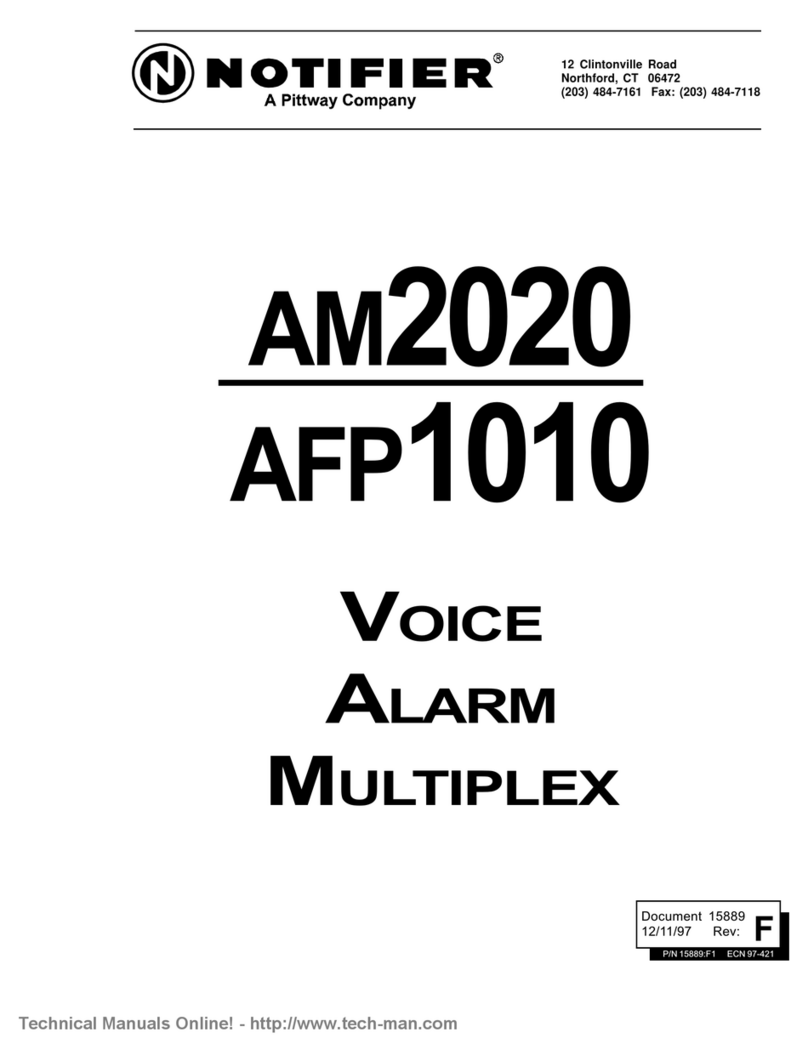Pittway Notifier AM2020 manual