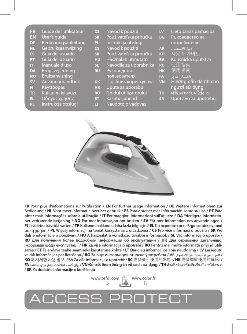 TEFAL PROTECT User manual