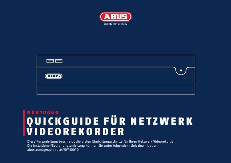 Abus NVR10040 quick guide
