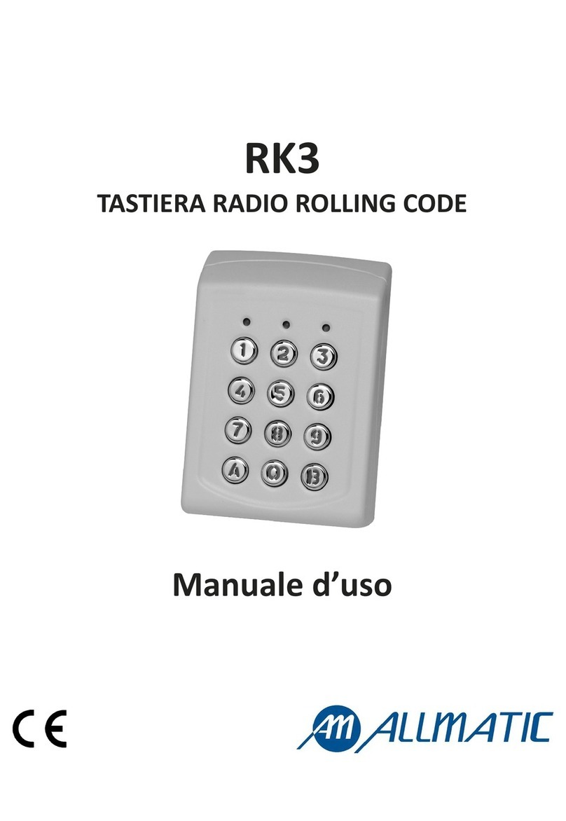 Allmatic RK3 User manual