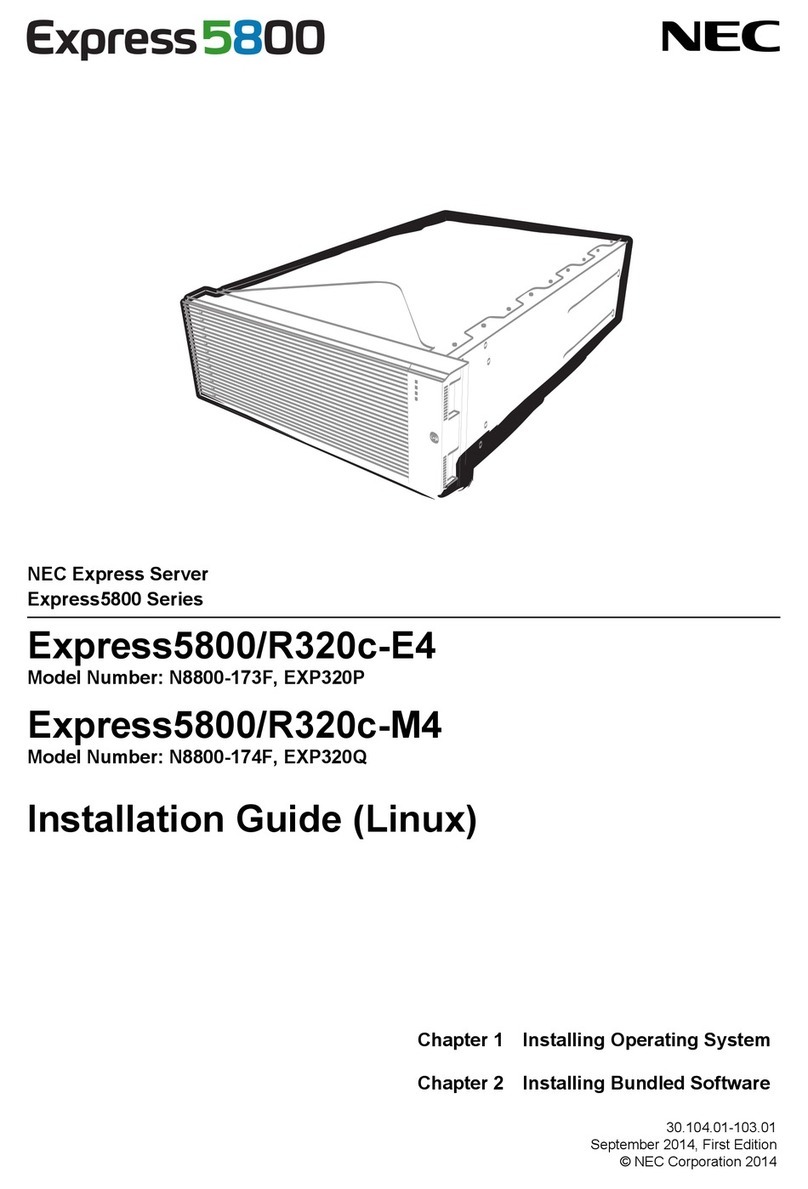 NEC NEC Express5800 Series User manual