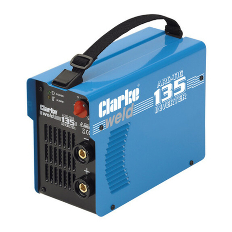 Clarke Arc/Tig135 Installation and operation manual