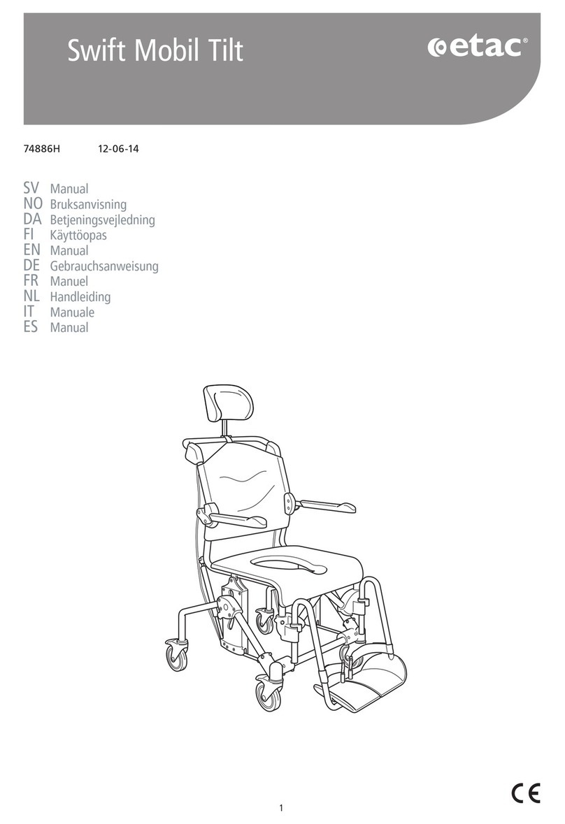 Etac Swift Mobil Tilt User manual