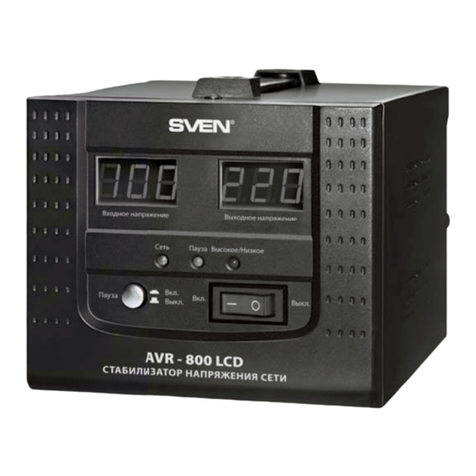 Sven AVR-500 LCD Operation manual