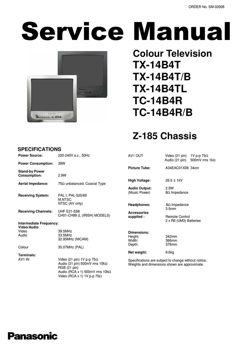 Panasonic TX-14B4T User manual