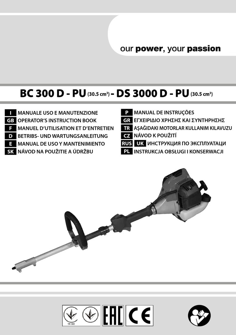 EMAK Oleo-Mac BC 300 D-PU Operators instruction book