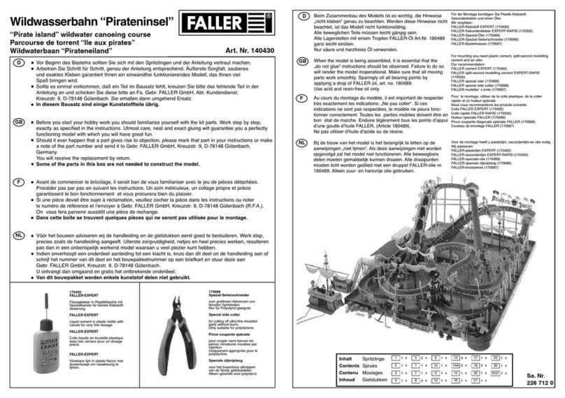 Faller Pirate Island User manual