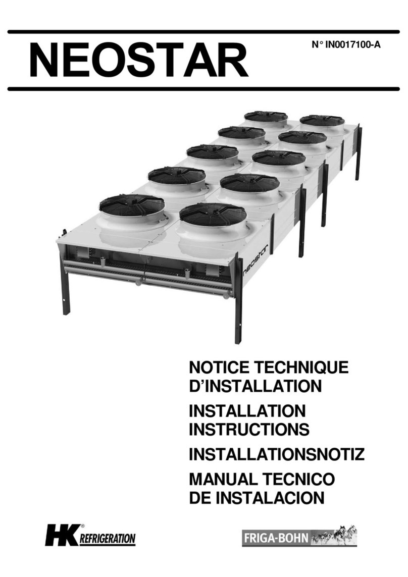 HK Refrigeration Neostar installation instructions