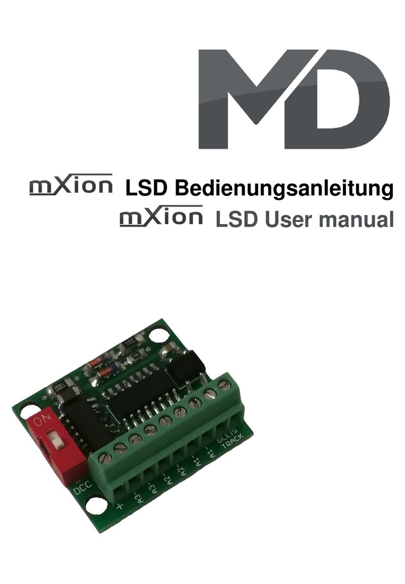 MD mXion LSD User manual