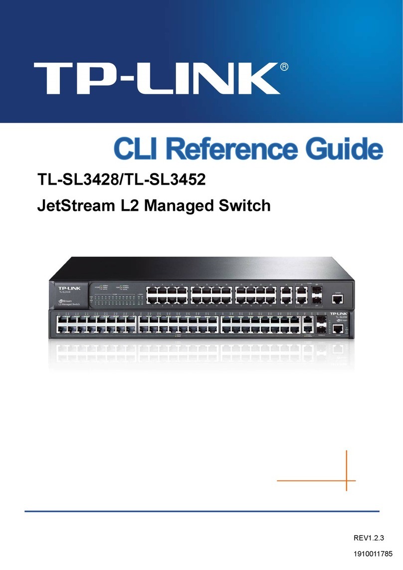 TP-Link JetStream TL-SL3452 User manual