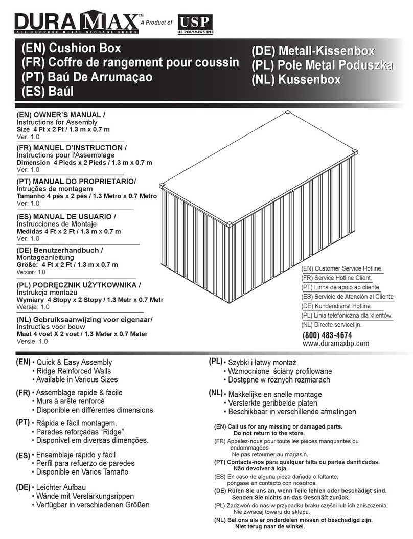 Dura-Max Cushion Box owner's manual