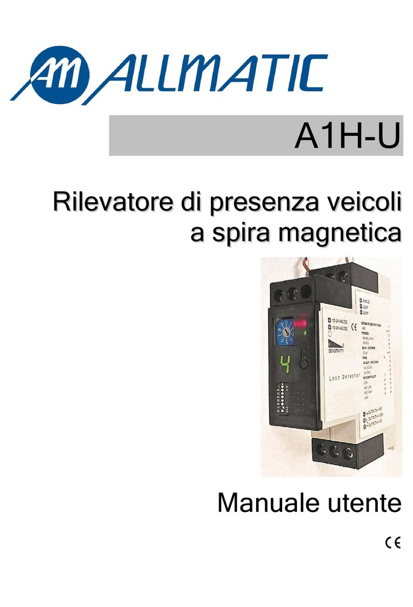 Allmatic A1H-U operating instructions
