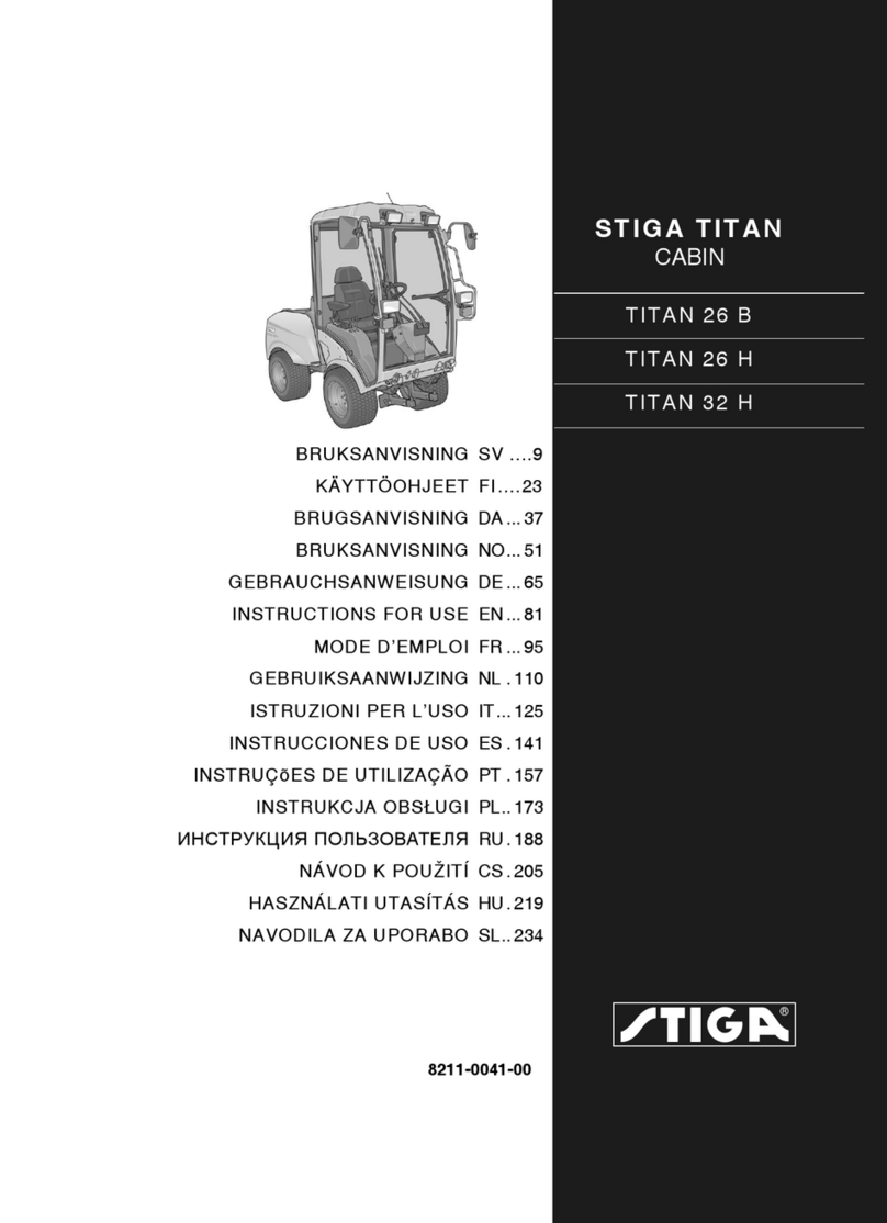 Stiga TITAN 26 B Instructions for use