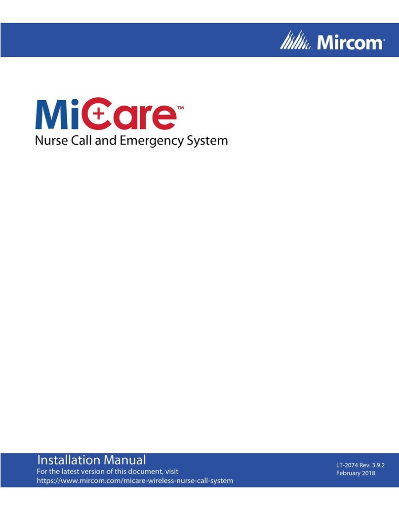 Mircom MiCare NC-2100K installation manual