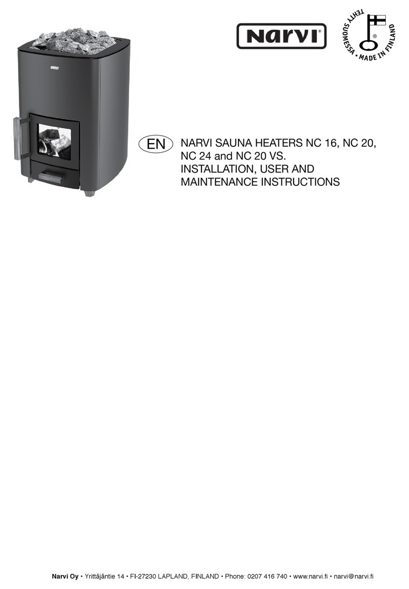 NARVI NC 16 installation, user and maintenance instructions