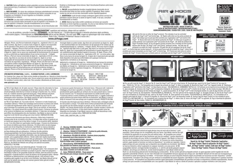 Air Hogs Link User manual