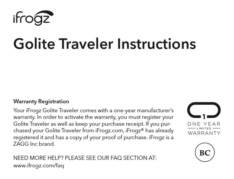 ifrogz Golite Traveler instructions