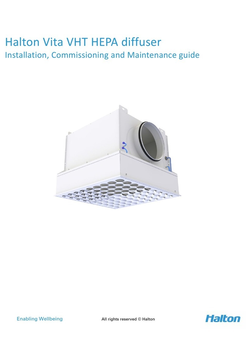 Halton Vita VHT INSTALLATION, COMMISSIONING AND MAINTENANCE