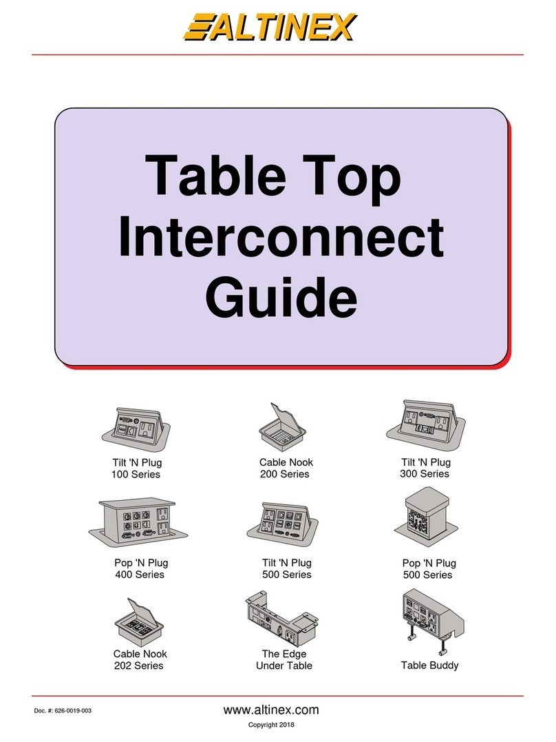 Altinex Tilt 'N Plug 100 Series Guide