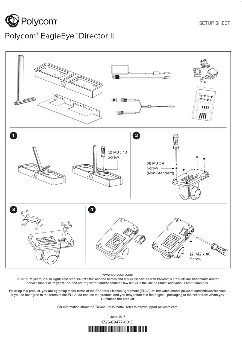 Polycom EagleEye Director II setup sheet