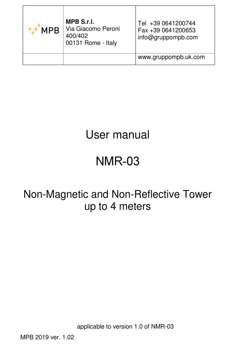 MPB NMR-03 user manual