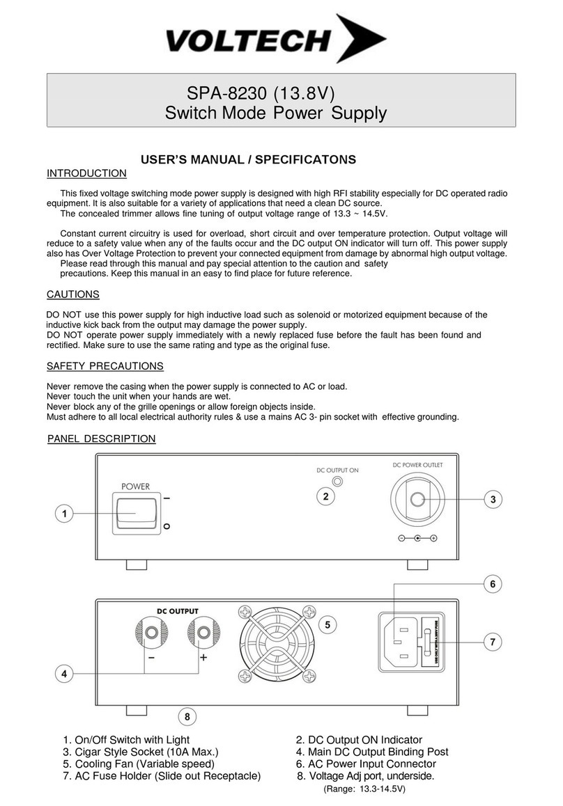 Voltech SPA-8230 user manual