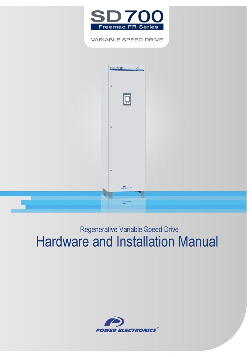 Power Electronics SD700 Series Hardware and installation manual
