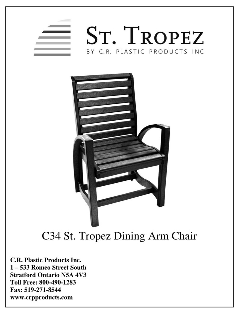 C.R. Plastic Products St. Tropez C34 manual