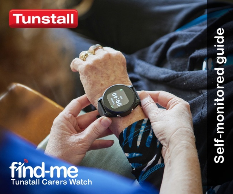 Tunstall Find-Me Self-monitored guide
