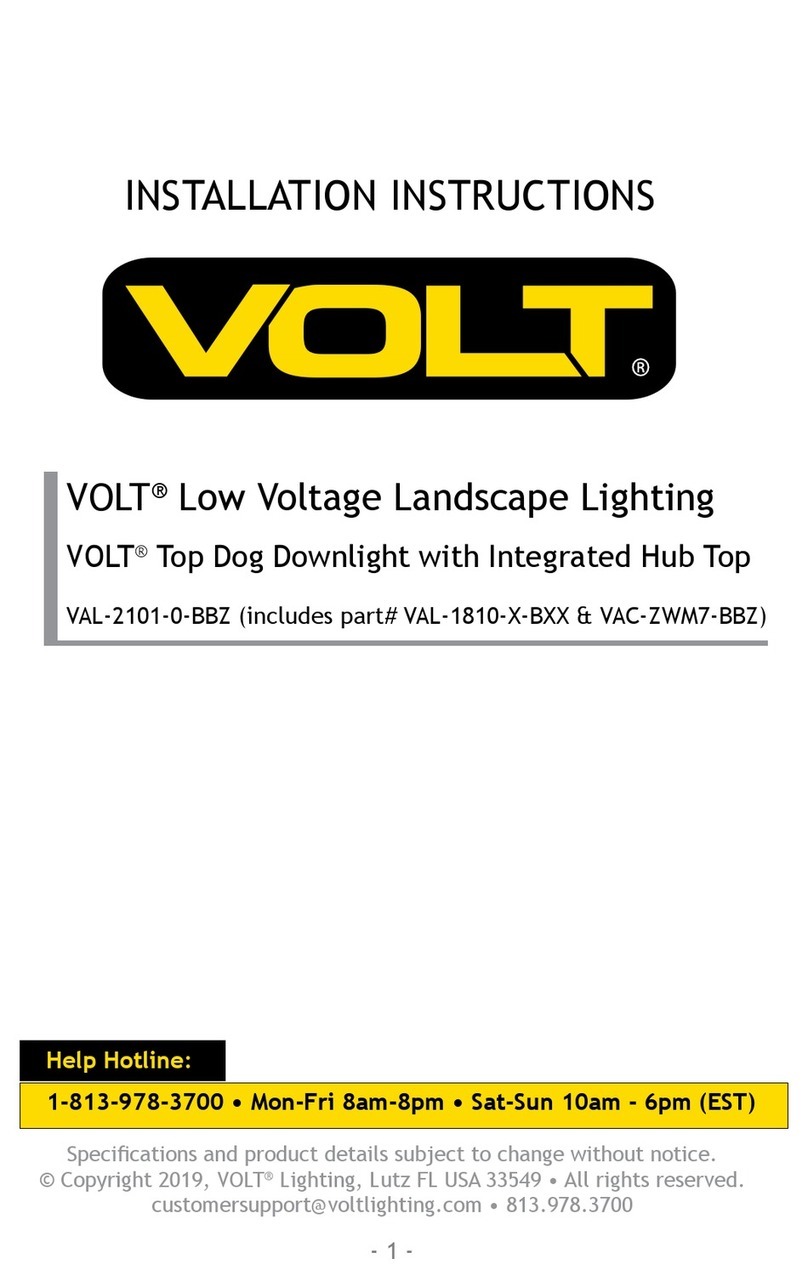 Volt VAL-2101-0-BBZ installation instructions