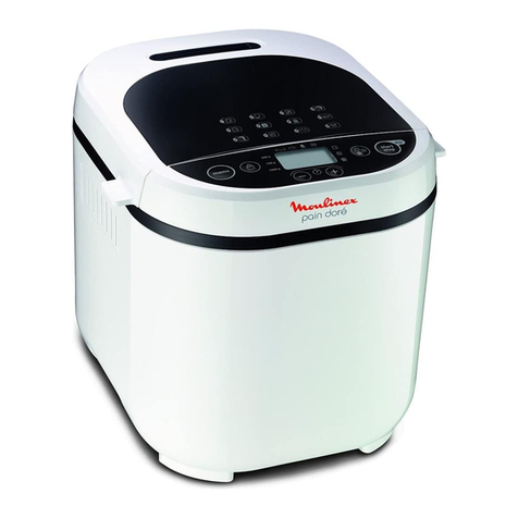 Moulinex PAIN DORE OW2101 manual