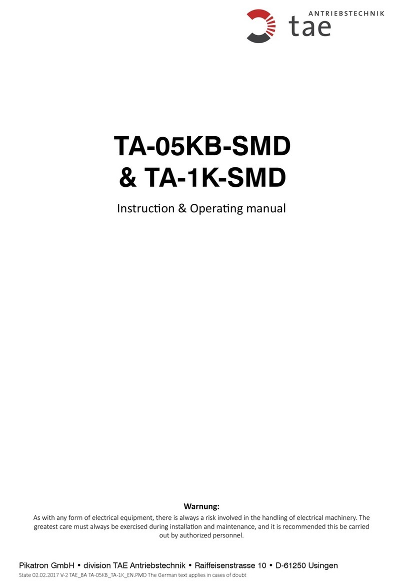 tae TA-05KB-SMD Instructions & operating manual