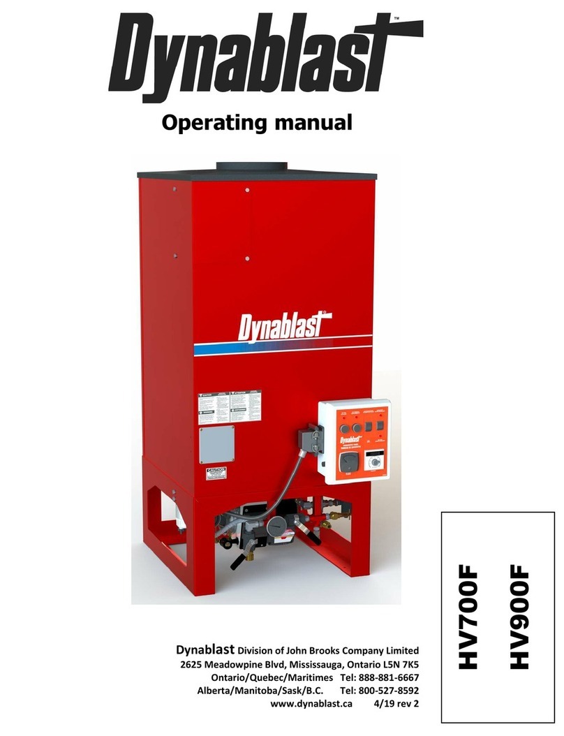 Dynablast HV700F operating manual