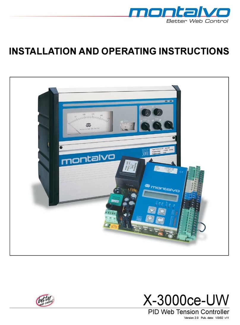 Montavlo X-3000ce-UW Installation and operating instructions