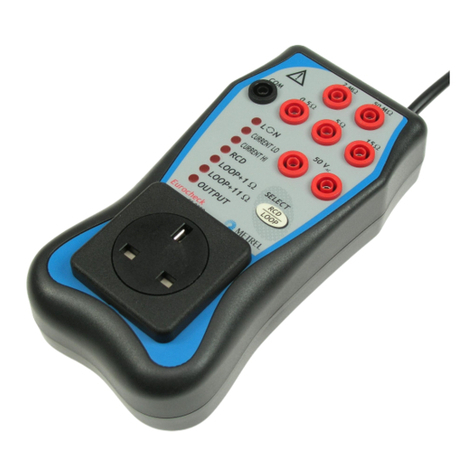 METREL Eurocheck CS 2099 user manual
