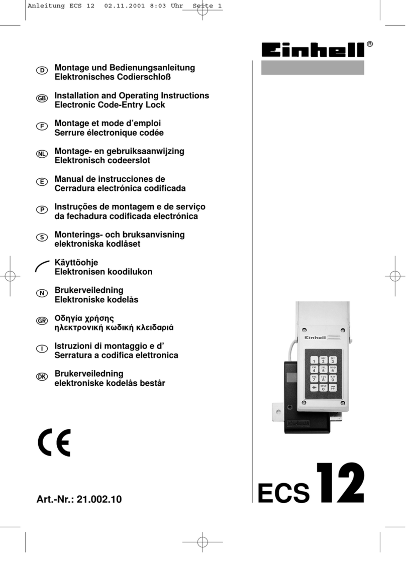 EINHELL ECS 12 Installation and operating instructions
