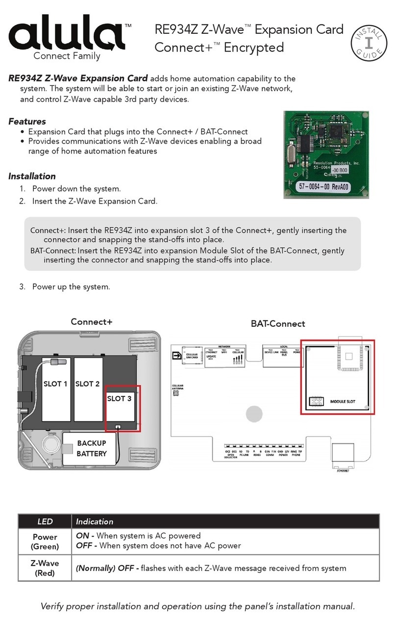 Alula Z-Wave RE934Z install guide