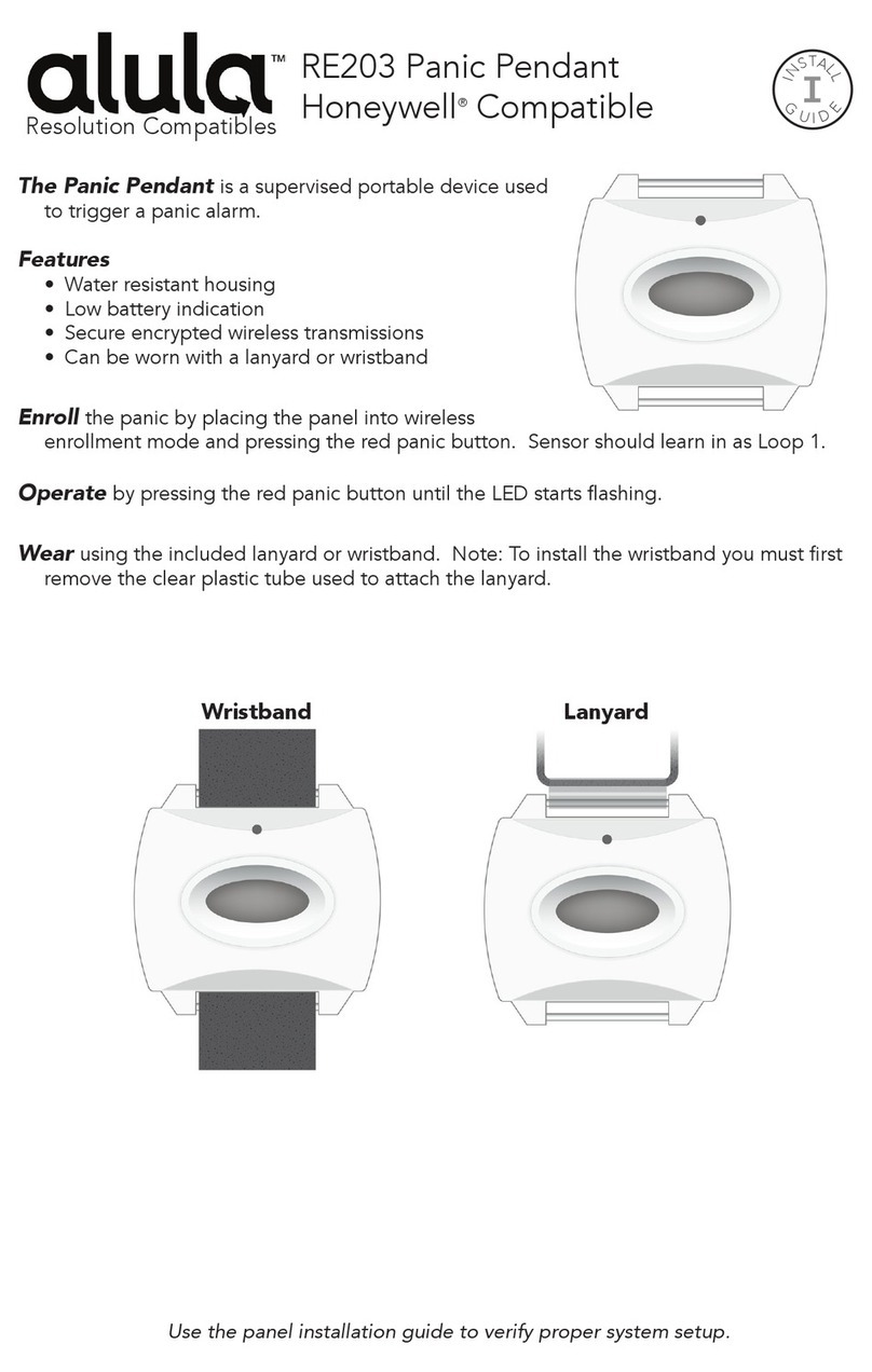 Alula RE203 install guide