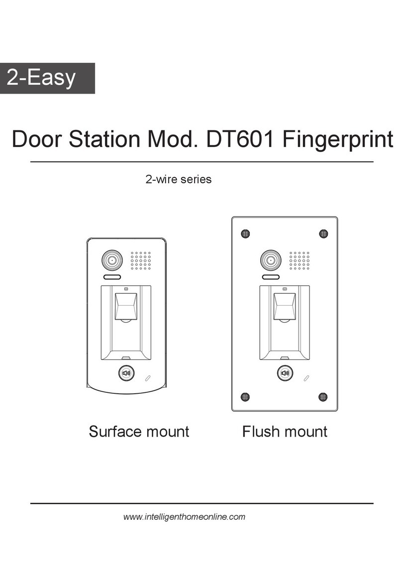 Intelligent Home 2-Easy DT601 Fingerprint manual