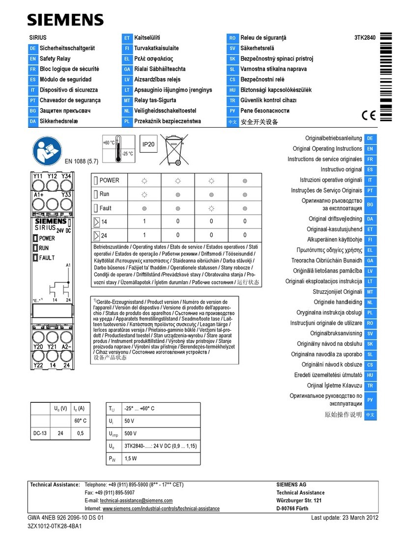Siemens 3RT2840.-2 User manual