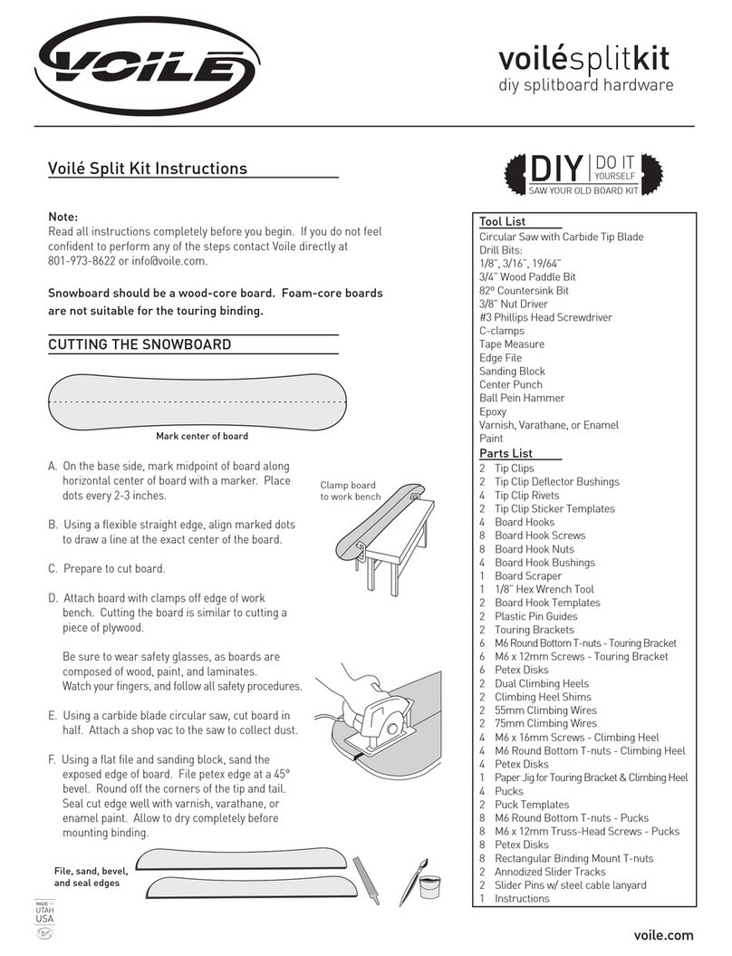 VOILE Voile Split Kit instructions