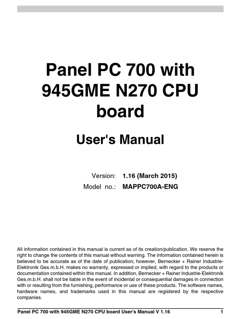 B&R MAPPC700A-ENG user manual