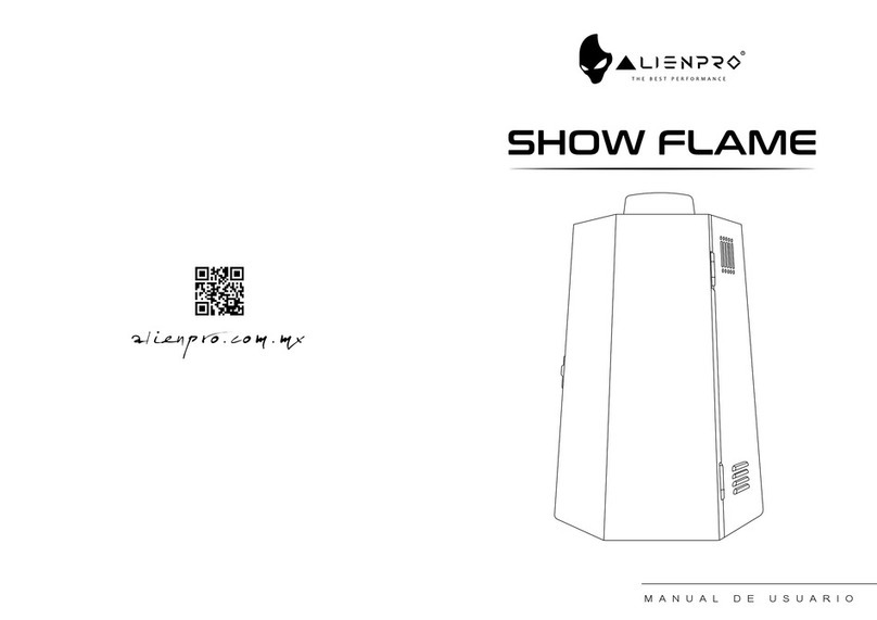 AlienPro SHOW FLAME user manual