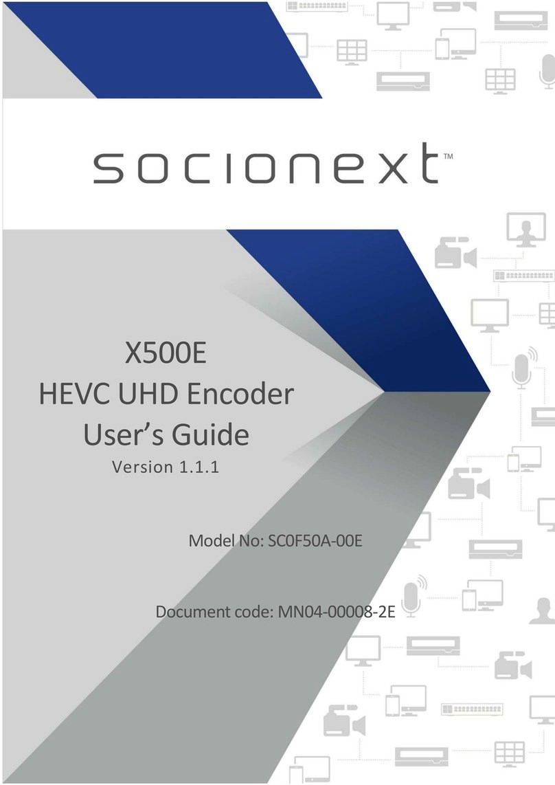 Socionext X500E user guide