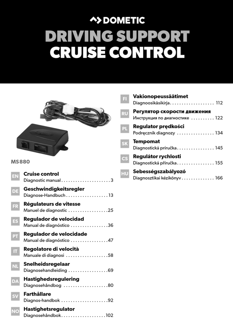 Dometic MS880 User manual