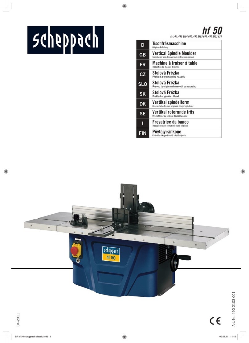 Scheppach hf 50 Translation from the original instruction manual