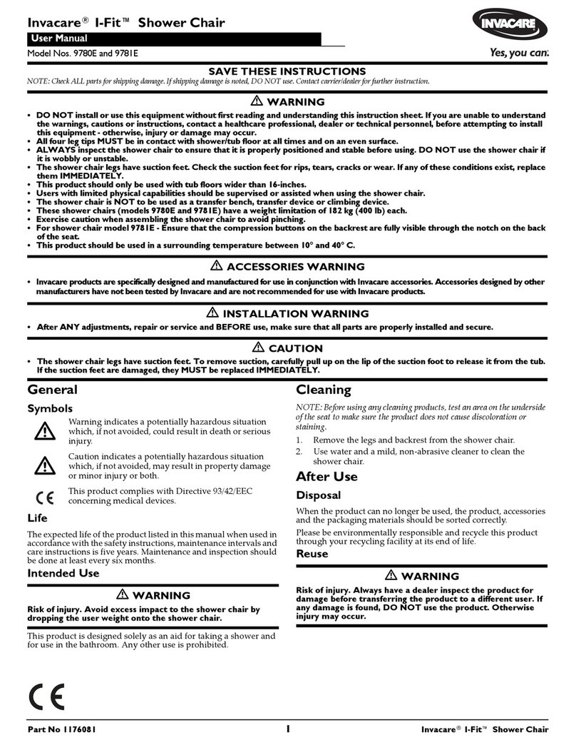 Invacare I-Fit 9780E User manual