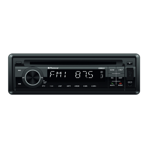Phonocar VM 022 User manual