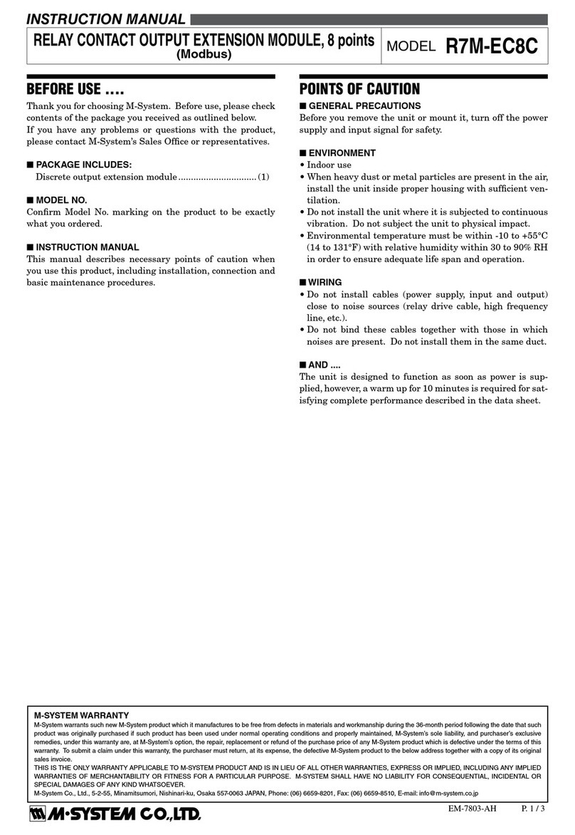 M-system R7M-EC8C User manual